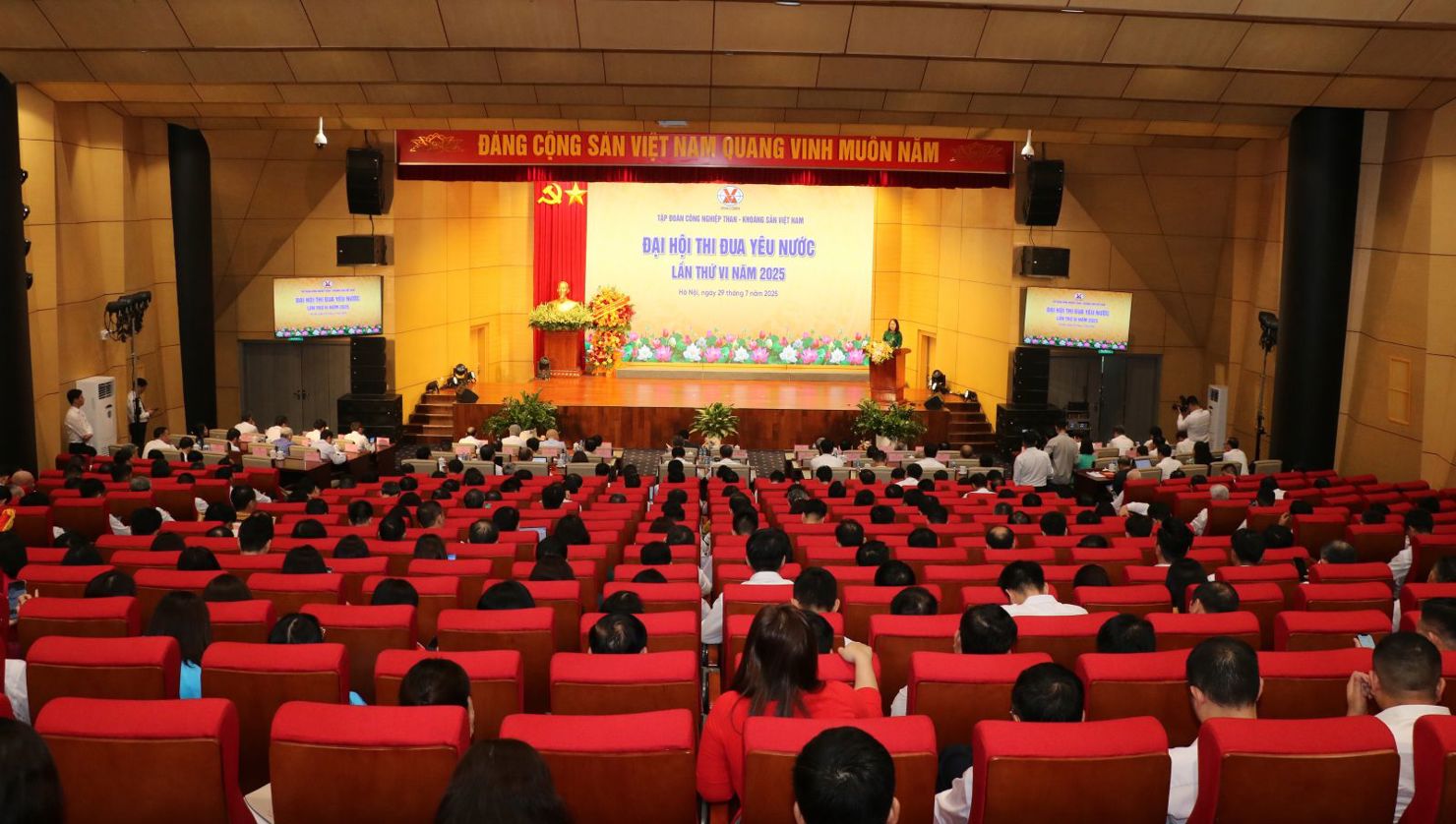 Đại hội Thi đua yêu nước lần thứ VI năm 2025 của Tập đoàn Công nghiệp Than - Khoáng sản Việt Nam