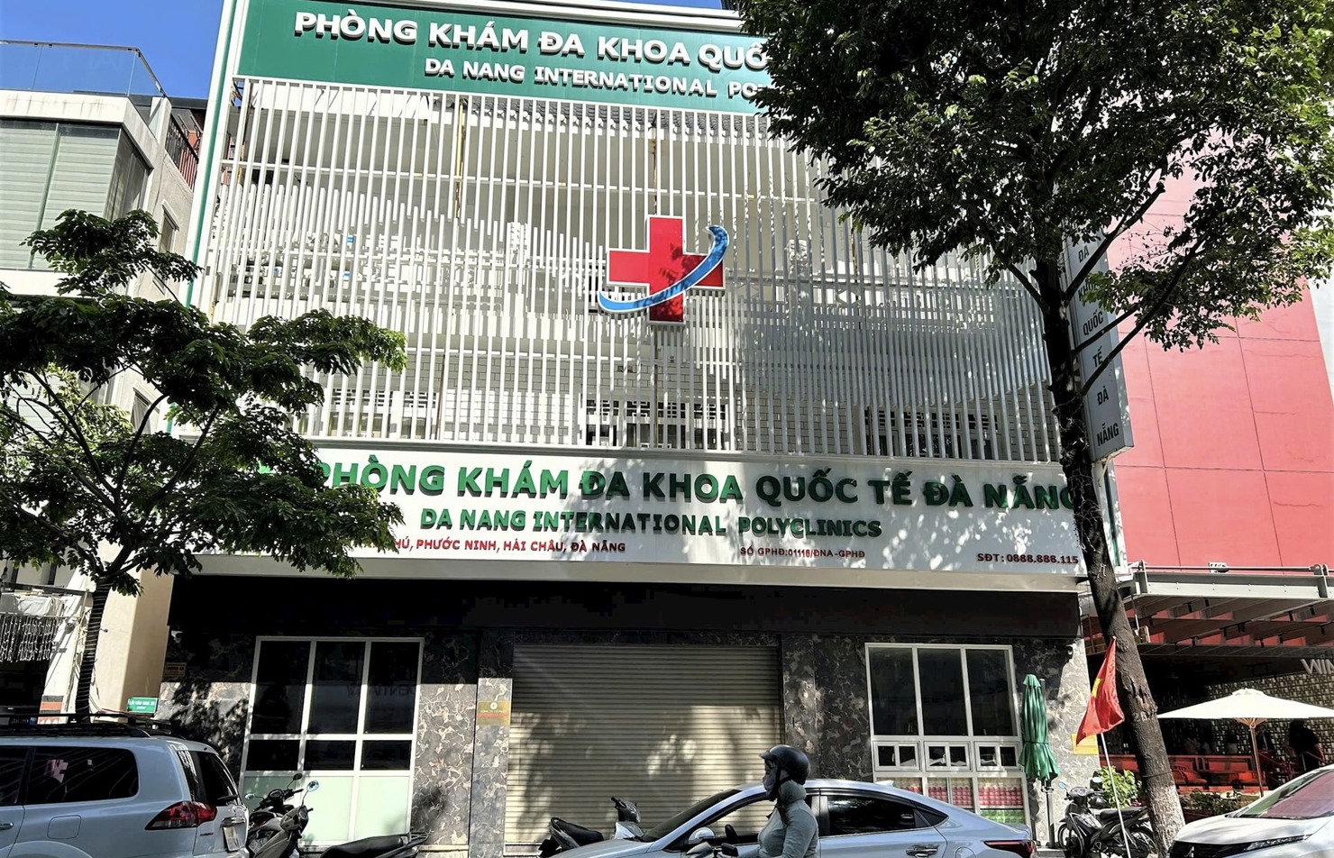 Phòng khám Đa khoa Quốc tế Đà Nẵng bị đình chỉ hoạt động 4 tháng. Ảnh: Tấn Thành