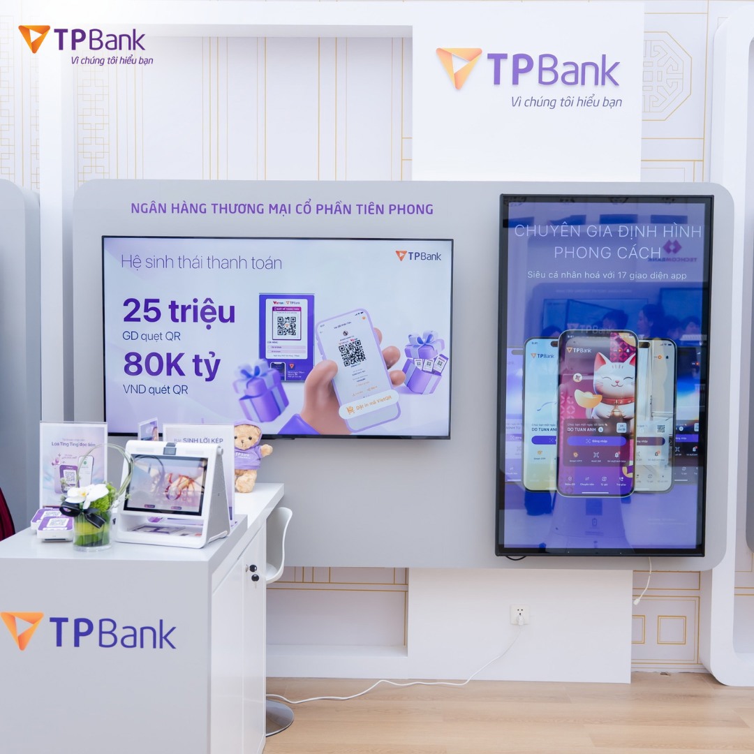 Gian hàng TPBank tại Triển lãm A80.