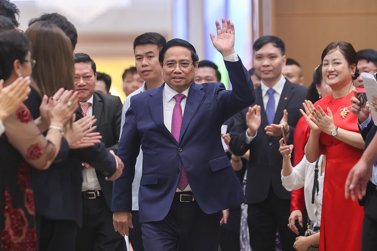Thủ tướng chủ trì hội nghị gặp mặt doanh nghiệp với chủ đề “80 năm doanh nghiệp đồng hành cùng đất nước”.