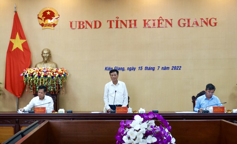 Thứ trưởng Bộ Nội vụ Nguyễn Duy Thăng kết luận buổi l&agrave;m việc.