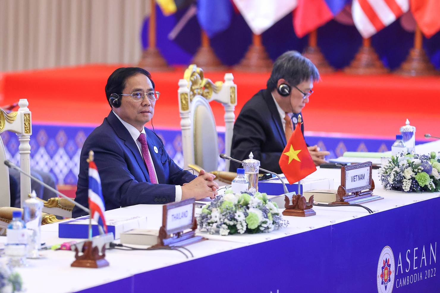 Thủ tướng Ch&iacute;nh phủ Phạm Minh Ch&iacute;nh khẳng định Việt Nam v&agrave; c&aacute;c nước ASEAN coi trọng mối quan hệ với Trung Quốc - Ảnh: VGP/Nhật Bắc