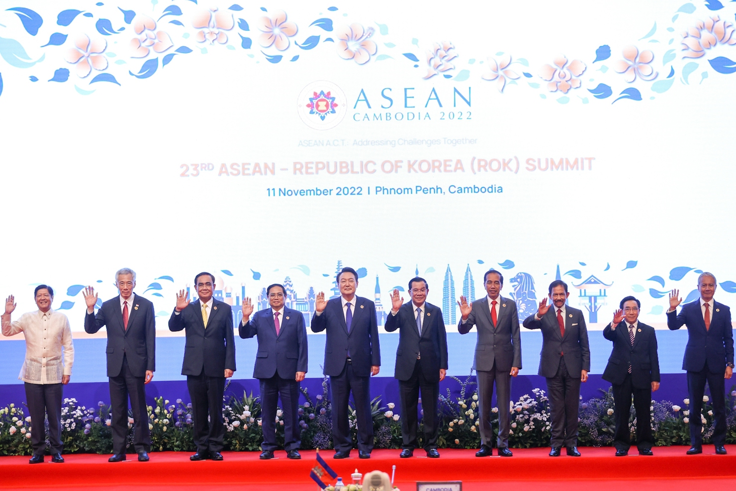 Hội nghị Cấp cao ASEAN-H&agrave;n Quốc lần thứ 23 - Ảnh: VGP/Nhật Bắc