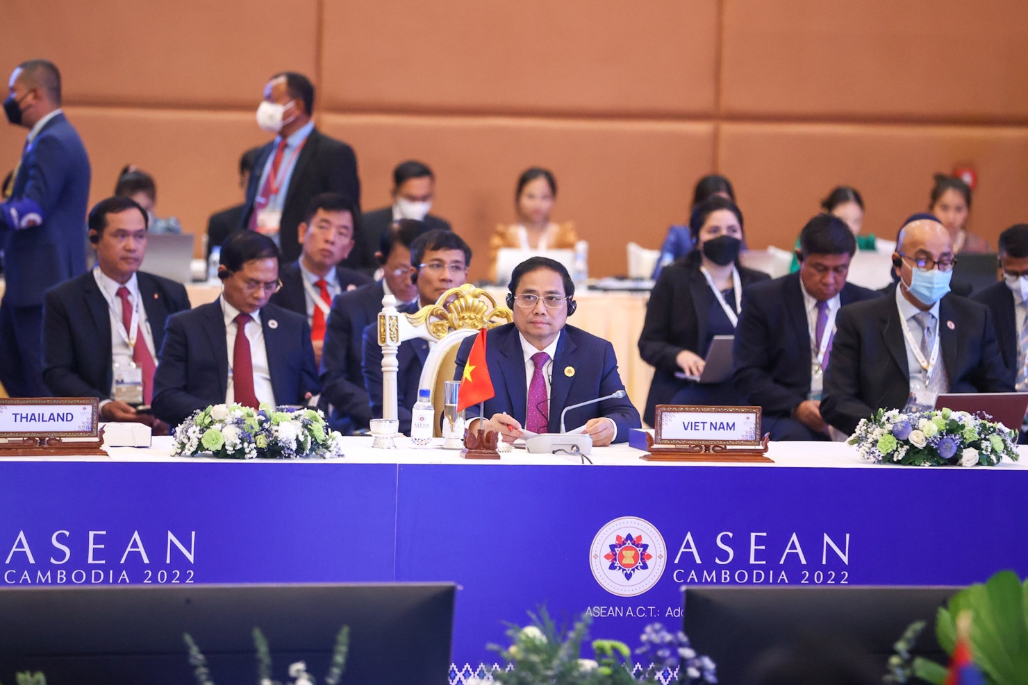 Thủ tướng Ch&iacute;nh phủ Phạm Minh Ch&iacute;nh đề cao tầm quan trọng của mối quan hệ ASEAN-LHQ - Ảnh: VGP/Nhật Bắc