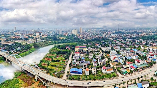 Một góc trung tâm thành phố Thái Nguyên