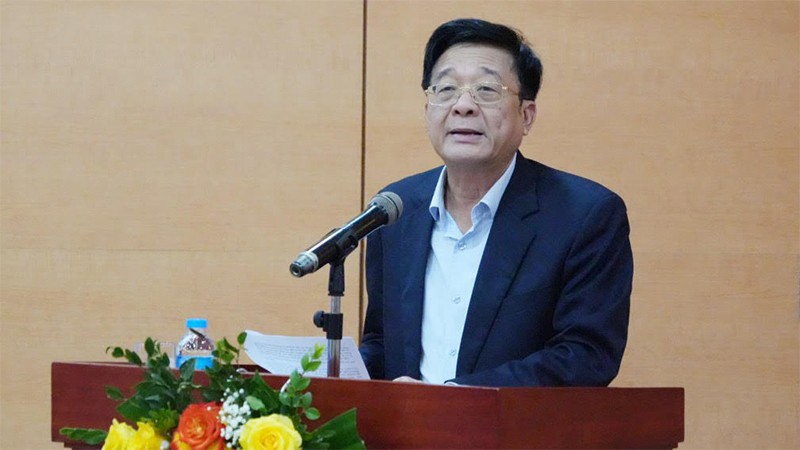 TS. Nguyễn Quốc Hùng, Tổng thư ký VNBA, phát biểu tại Hội nghị.