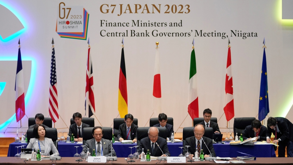 Các lãnh đạo tài chính nhóm G7 tiếp tục nhận định hệ thống tài chính toàn cầu có "khả năng phục hồi" sau sự sụp đổ một số ngân hàng tại Hoa Kỳ. (Ảnh: CNBC)