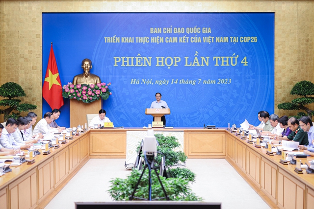 Phi&ecirc;n họp lần thứ 4 của Ban Chỉ đạo Quốc gia triển khai thực hiện cam kết của Việt Nam tại COP 26.