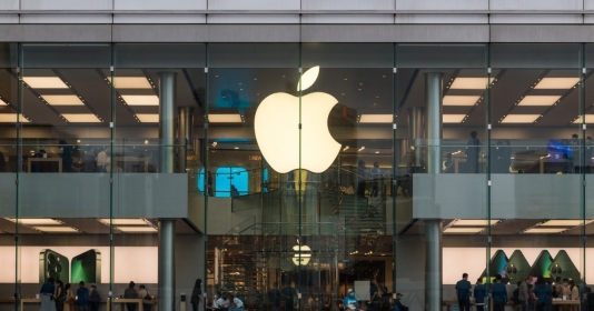 Một đại lý chính thức của Apple tại Ấn Độ. Ảnh Getty Images