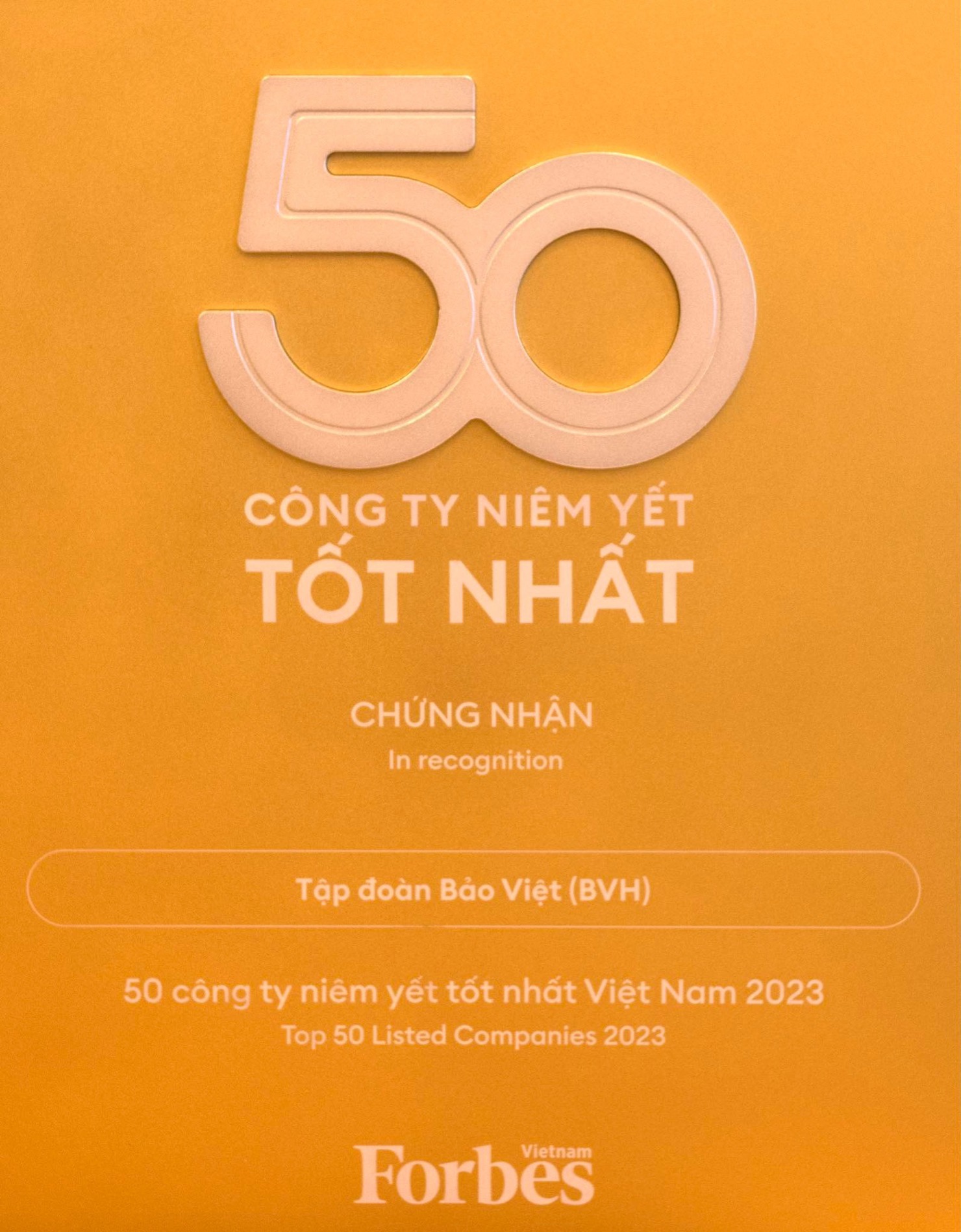 11 năm liên tiếp, Bảo Việt nằm trong “Danh sách 50 công ty niêm yết tốt nhất”  - Ảnh 1