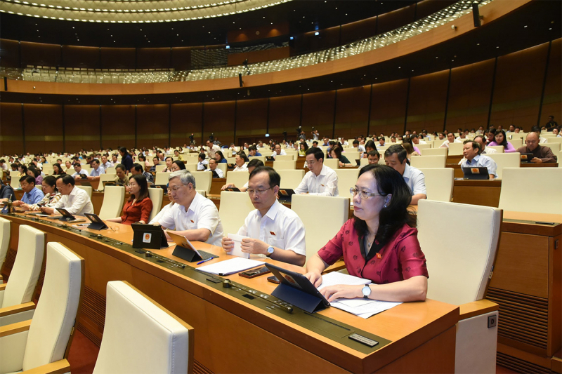 Đại biểu dự Phi&ecirc;n họp. Ảnh: Quang Kh&aacute;nh