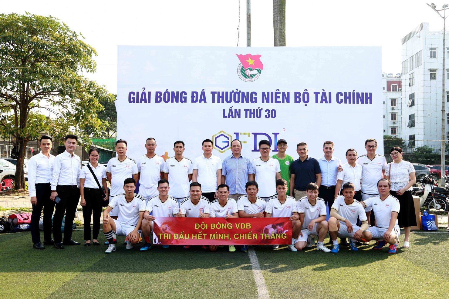 Đoàn Thanh niên Bộ Tài chính khai mạc Giải Bóng đá thường niên lần thứ 30 - Ảnh 2