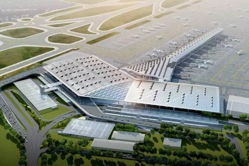 Phối cảnh sân bay quốc tế Indira Gandhi của Ấn Độ - biểu tượng mới của ngành hàng không nước này