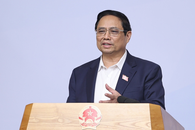 Thủ tướng Phạm Minh Ch&iacute;nh ph&aacute;t biểu kết luận Hội nghị ph&aacute;t triển du lịch Việt Nam.