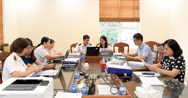 KTNN thực hiện kiểm toán báo cáo quyết toán ngân sách địa phương năm 2022 của tỉnh Vĩnh Phúc. Ảnh: HUY THÀN