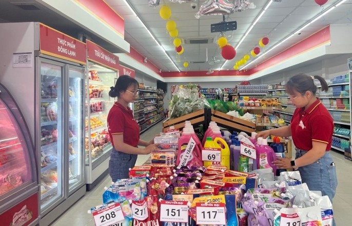 Hàng hoá trong hệ Thống siêu thị WinMart+ tại Hưng Yên