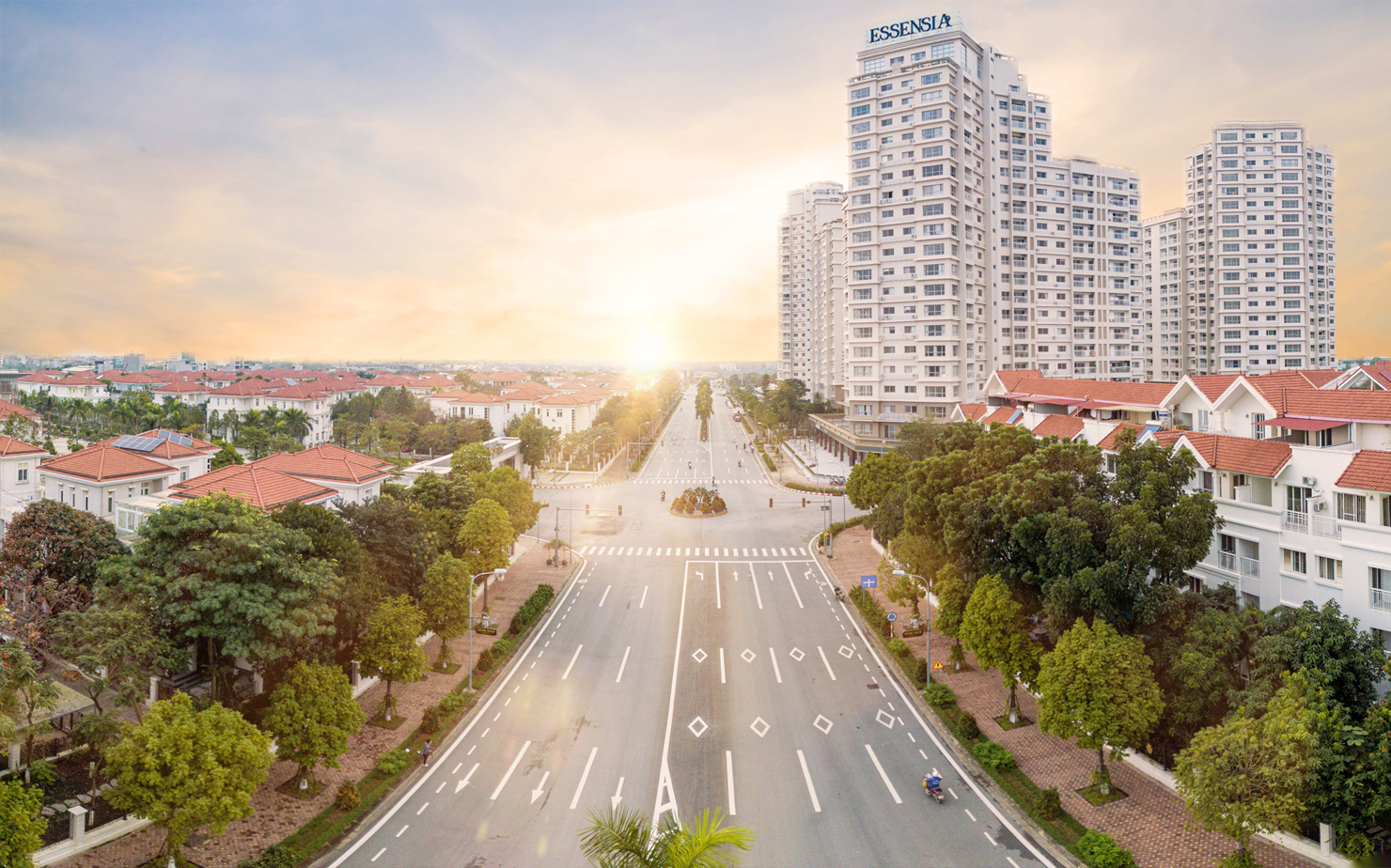 Dự án Mailand Hanoi City - Thành phố Sáng tạo do Phú Long phát triển, tọa lạc tại cửa ngõ Tây Hà Nội. Ảnh: Thu Hoài