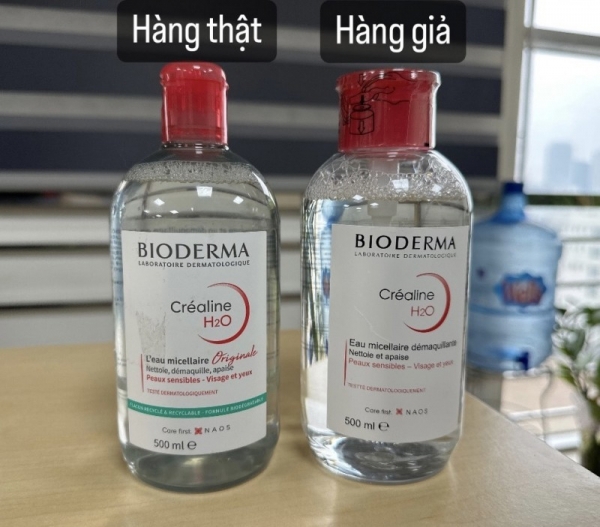 Nước tẩy trang Bioderma "giả" được nickname “mp_nhakenz98” bán với giá 36.000 đồng