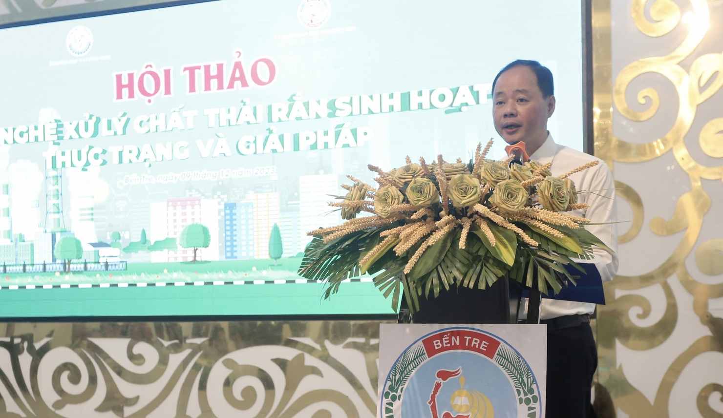 Thứ trưởng Bộ KH&CN Trần Hồng Thái phát biểu tại Hội thảo. Ảnh: TL
