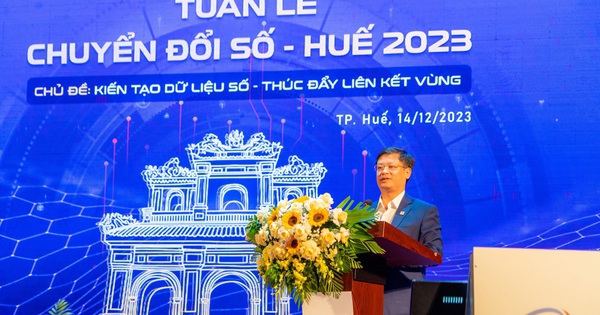 Ông Nguyễn Thanh Bình, Phó Chủ tịch Thường trực UBND tỉnh Thừa Thiên Huế phát biểu tại sự kiện