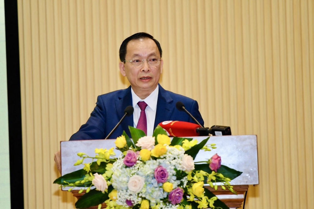 Ph&oacute; Thống đốc Thường trực NHNN Đ&agrave;o Minh T&uacute; b&aacute;o c&aacute;o Chương tr&igrave;nh h&agrave;nh động năm 2024 của NHNN