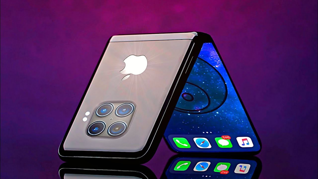 Một concept iPhone m&agrave;n h&igrave;nh gập