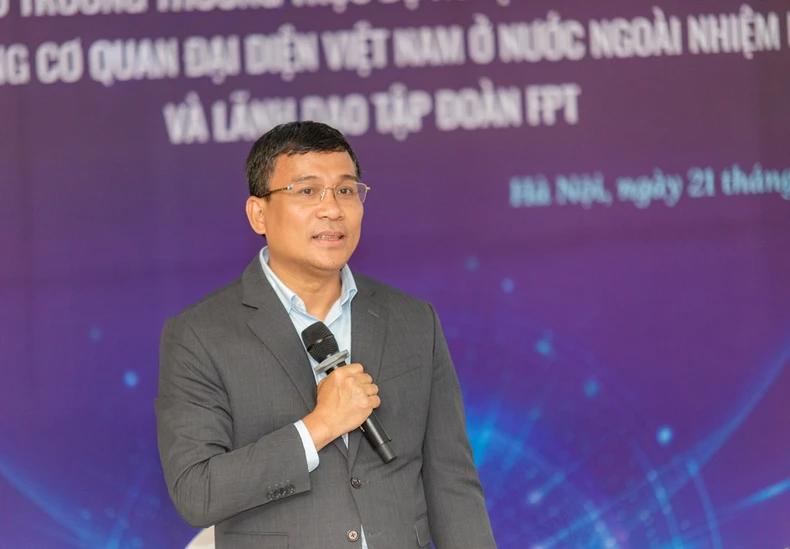 Thứ trưởng Ngoại giao Nguyễn Minh Vũ phát biểu.