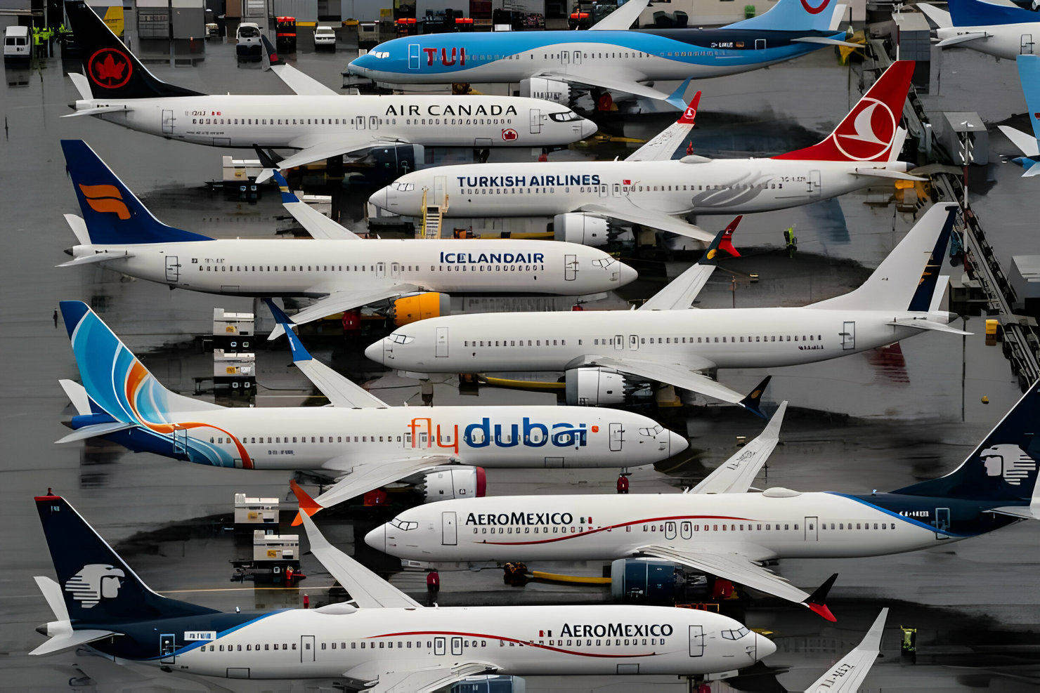 M&aacute;y bay Boeing 737 Max tại Triển l&atilde;m h&agrave;ng kh&ocirc;ng quốc tế Farnborough Nguồn: Getty Images