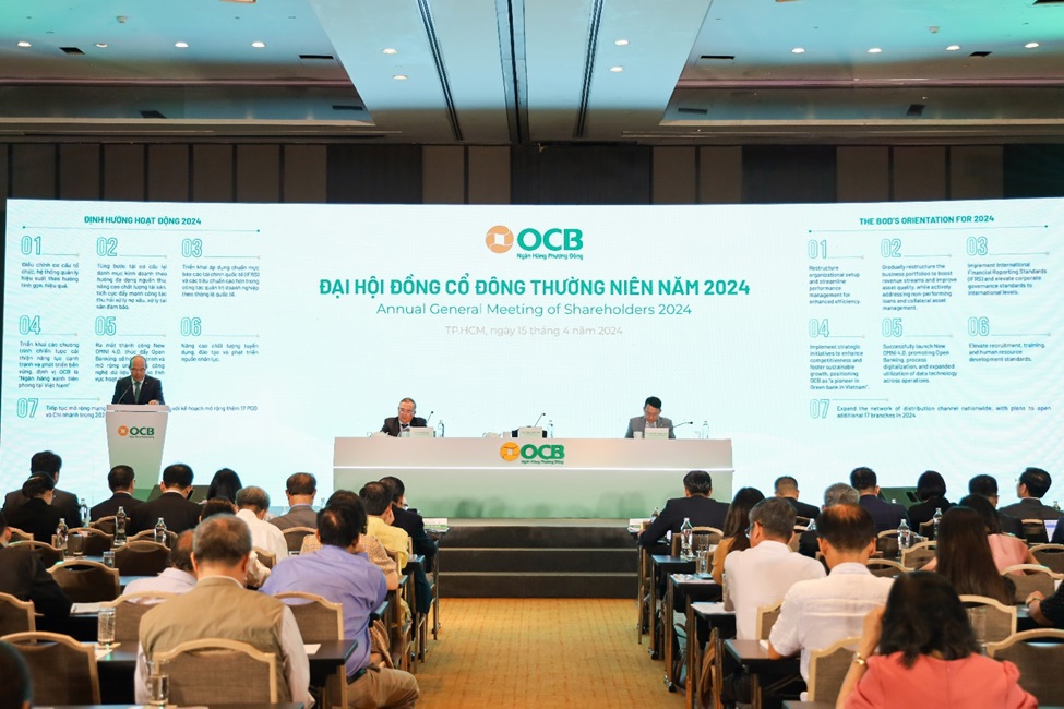 &Ocirc;ng Trịnh Văn Tuấn - Chủ tịch HĐQT OCB chia sẻ tại ĐHĐCĐ của OCB năm 2024