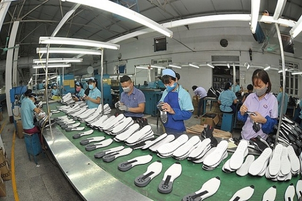 Da giày tiếp tục nằm trong nhóm ngành hàng có kim ngạch xuất khẩu cao.