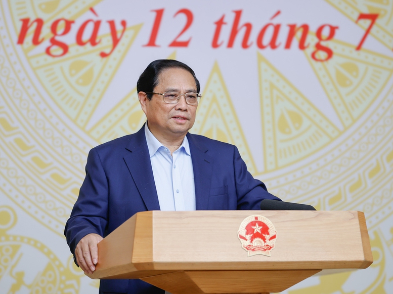 Thủ tướng Phạm Minh Chính phát biểu tại Phiên họp lần thứ 8, nhiệm kỳ 2021-2026 của Hội đồng Thi đua-Khen thưởng Trung ương.