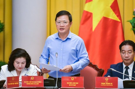 Thứ trưởng Bộ Tư pháp Mai Lương Khôi. Ảnh H.Ngọc