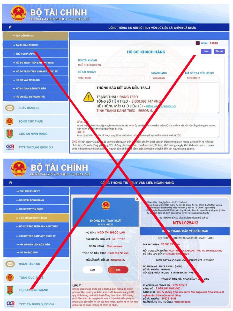 Website giả mạo