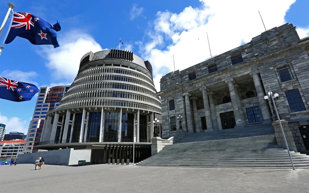 Tòa nhà Quốc hội New Zealand. Nguồn: RNZ /Alexander Robertson