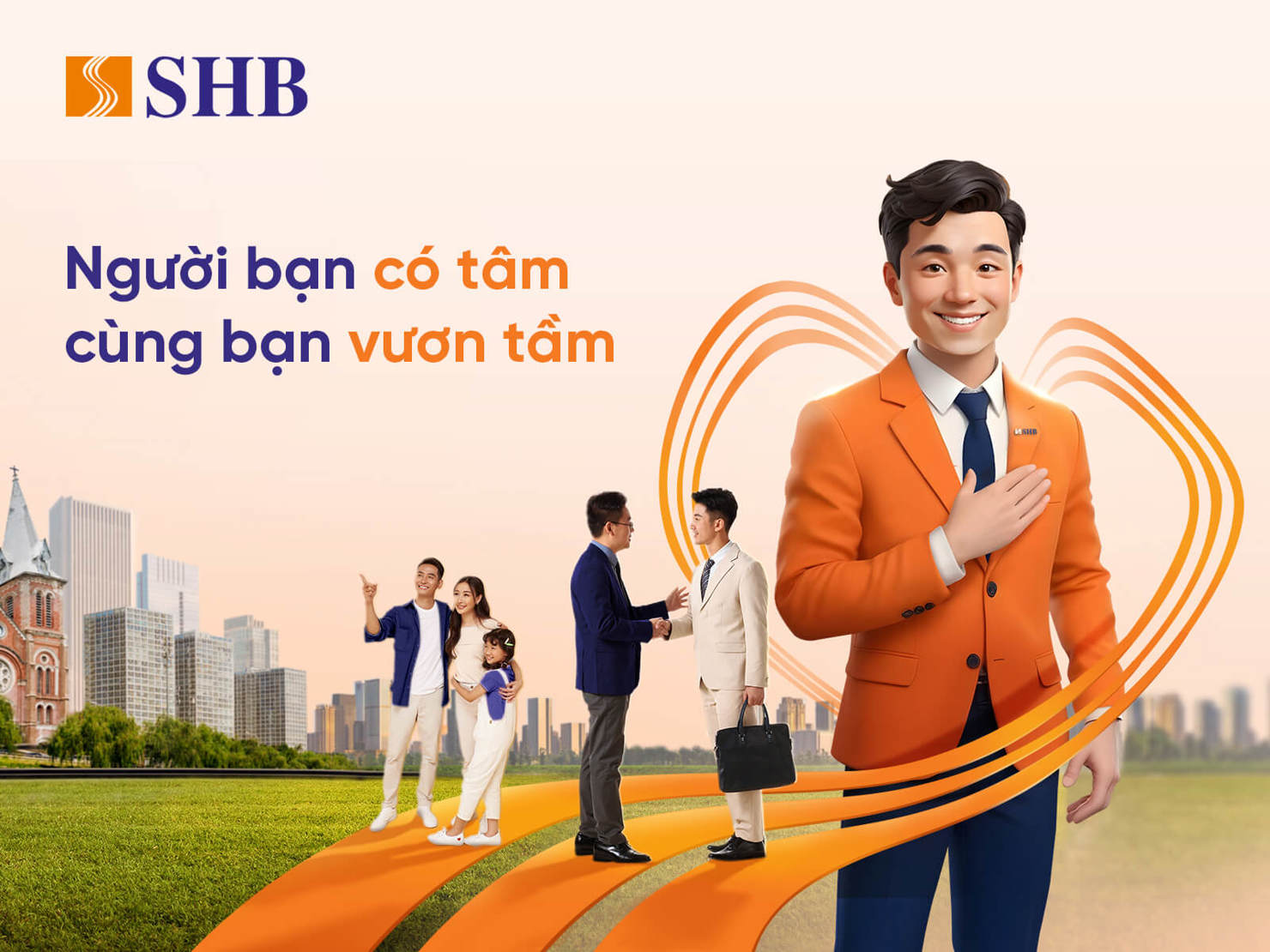 Mr SHB lần đầu xuất hiện như một lời tri &acirc;n tới to&agrave;n thể kh&aacute;ch h&agrave;ng SHB