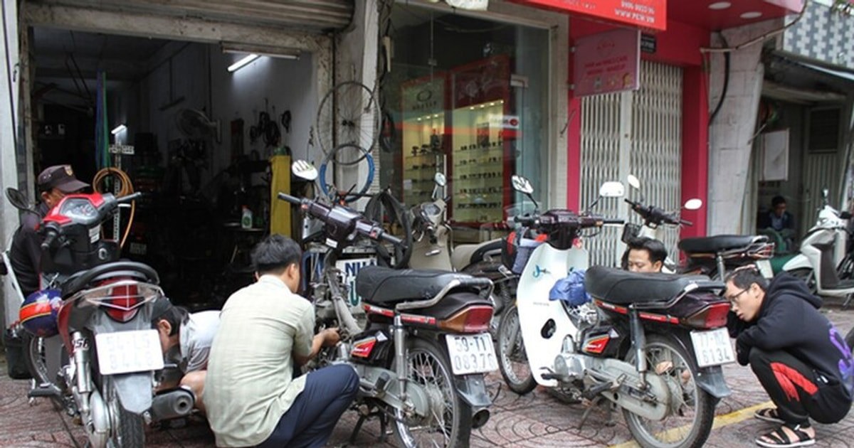 Cuối năm là thời điểm nhu cầu bảo dưỡng, sửa chữa xe máy của người dân tăng cao. (Ảnh minh họa)