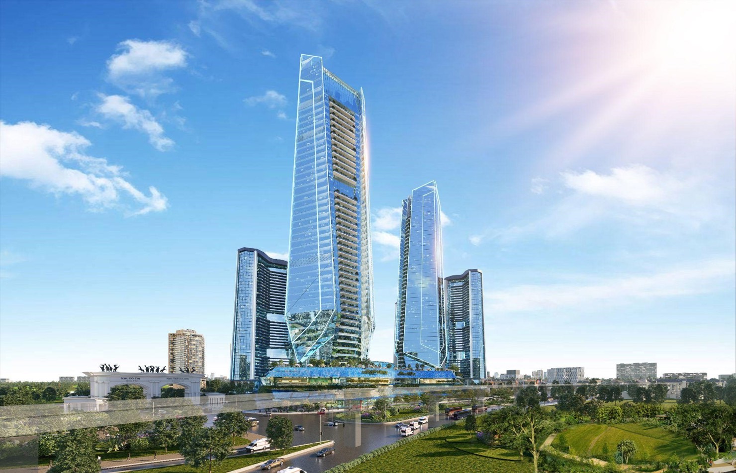 Dự &aacute;n Sunshine Wonder Tower - Khu phức hợp lớn nhất H&agrave; Nội c&oacute; quy m&ocirc; 5 ha. Ảnh: ODE