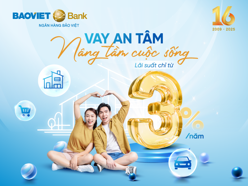 BAOVIET Bank ưu đãi mừng sinh nhật 16 tuổi - Ảnh 1