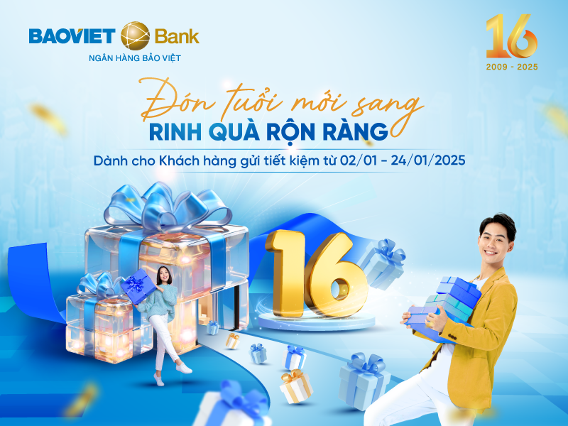 BAOVIET Bank ưu đãi mừng sinh nhật 16 tuổi - Ảnh 2