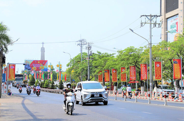 Một góc thành phố An Giang. Ảnh: Thu Thảo