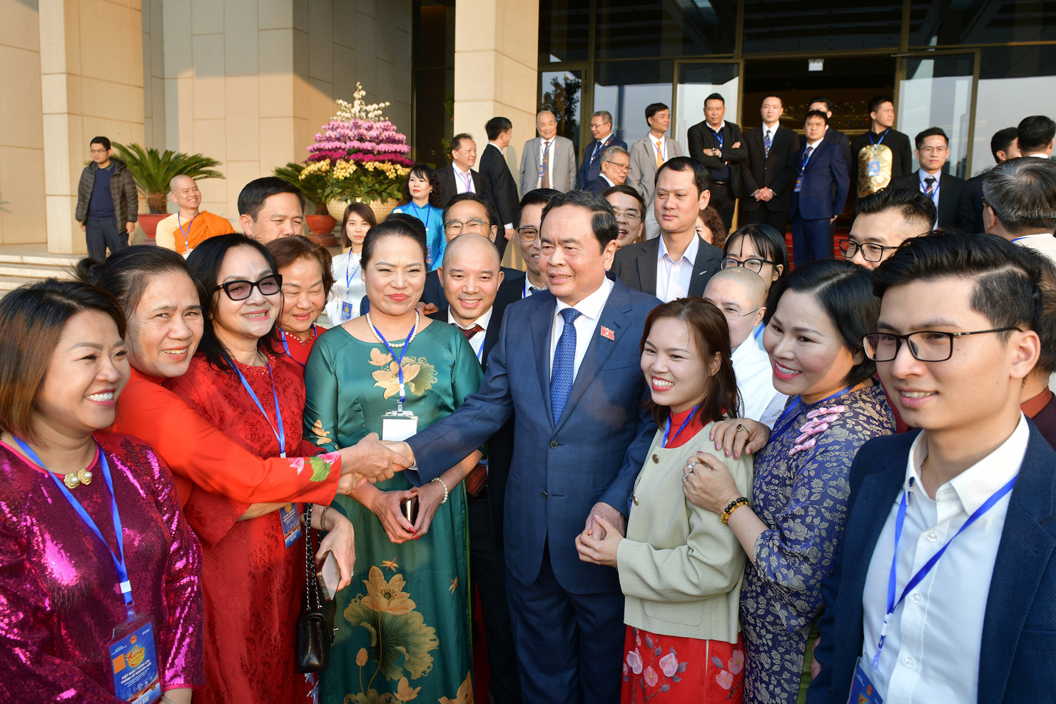 Chủ tịch Quốc hội Trần Thanh Mẫn gặp mặt đoàn kiều bào tiêu biểu tham dự Chương trình “Xuân quê hương 2025” - Ảnh 6