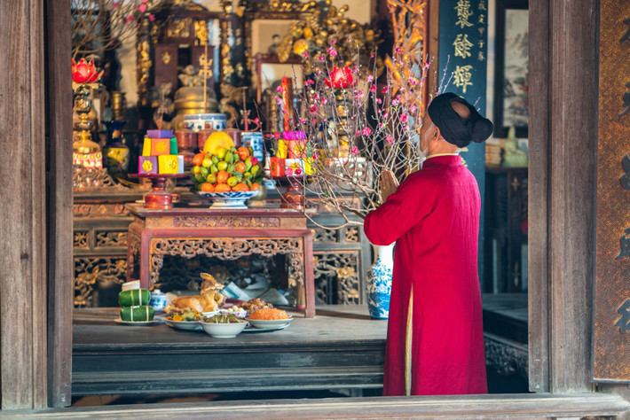 Tết Nguy&ecirc;n đ&aacute;n chứa đựng trọn vẹn những nghi lễ đặc sắc v&agrave; cả quan niệm sống cũng như những phong tục, t&iacute;n ngưỡng độc đ&aacute;o. Ảnh: Chudu24