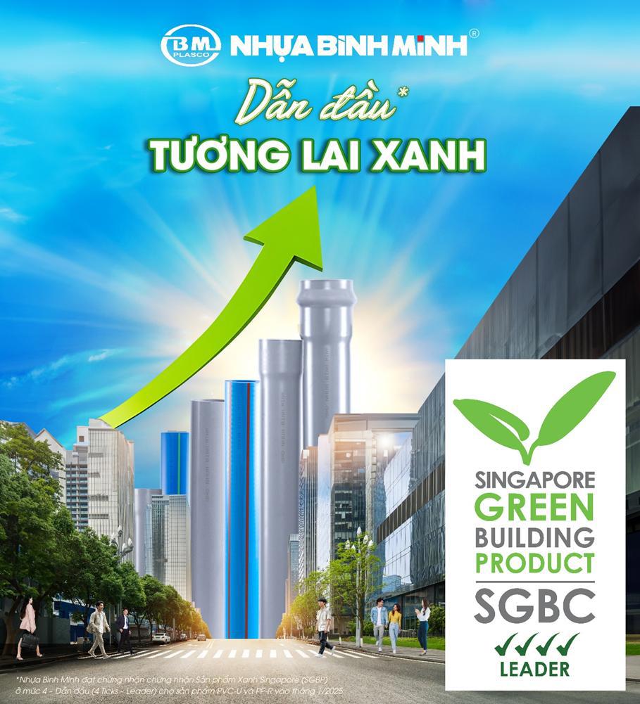 Tiên phong dẫn lối cho tương lai xanh là một trong những mục tiêu mà Nhựa Bình Minh đã đang và sẽ luôn hướng tới