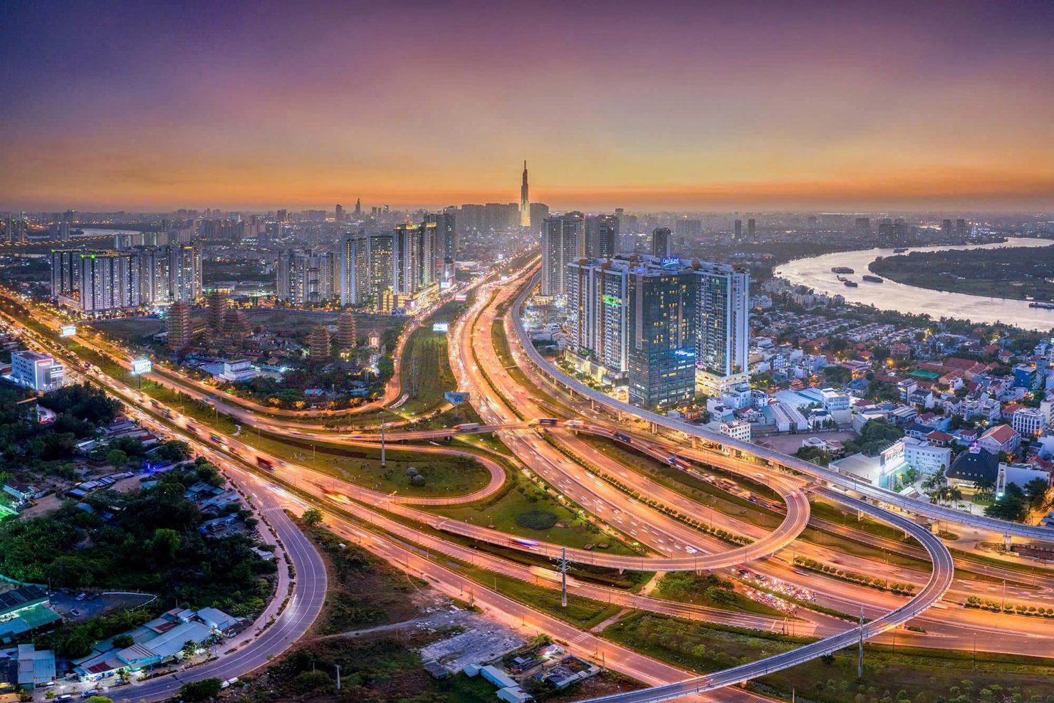 Hướng tới năm 2030, TP. Hồ Chí Minh sẽ trở thành đô thị xanh, thông minh, đầu tàu về kinh tế số, xã hội số, trung tâm kinh tế, tài chính có vị trí nổi trội trong khu vực Đông Nam Á. Ảnh: Nguyễn Công Thử