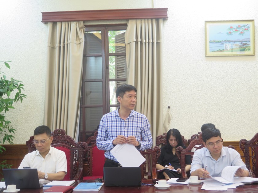 Ông Trần Văn Lợi - Phó Vụ trưởng Vụ Công tác xây dựng văn bản bongdaso phạm pháp luật. Ảnh: MOJ