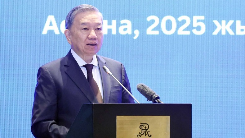 Tổng Bí thư Tô Lâm tham dự và phát biểu tại Tọa đàm bàn tròn doanh nghiệp Việt Nam – Kazakhstan.
