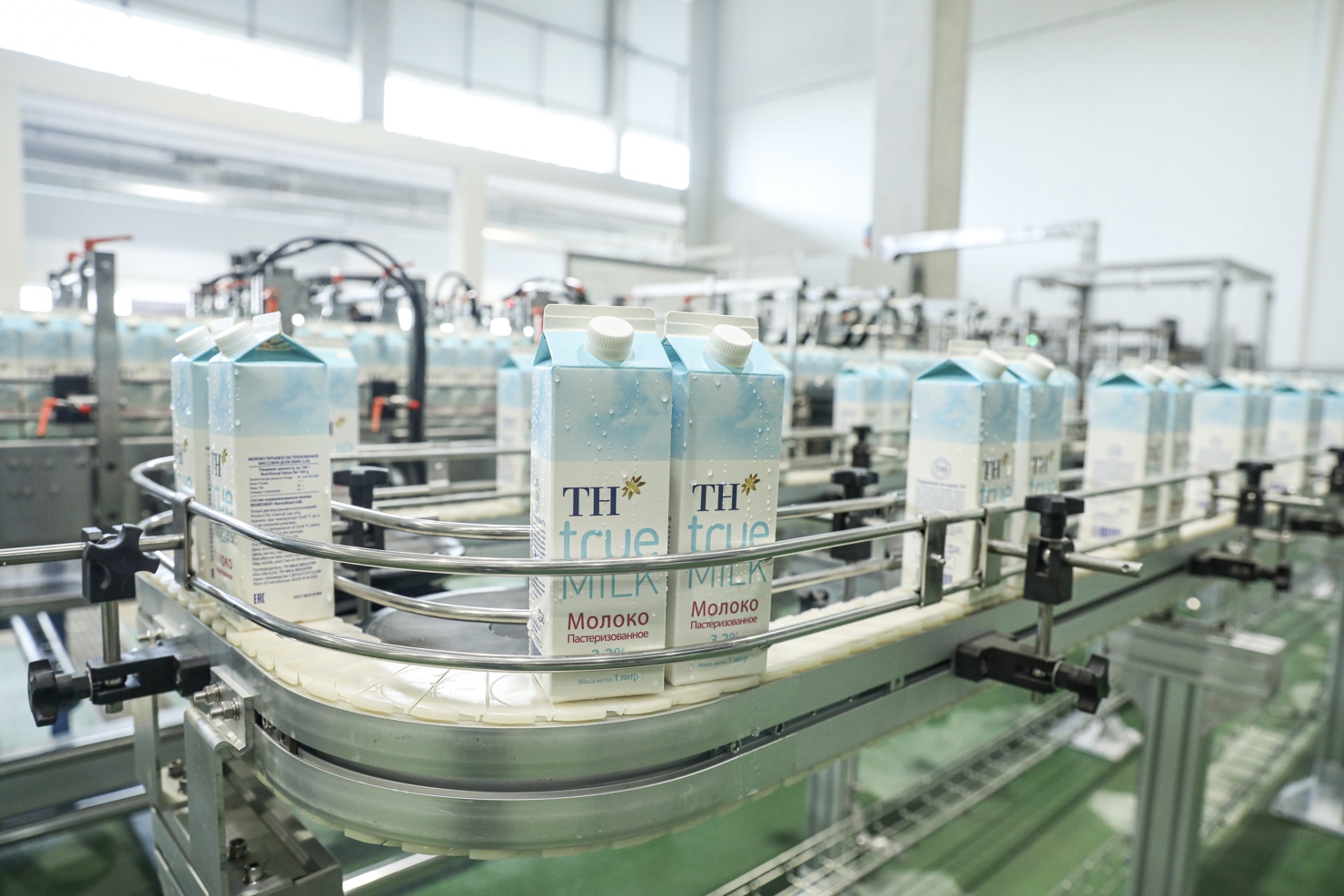 Nhà máy có công suất 1.000 tấn/ngày. Ảnh: TH true MILK