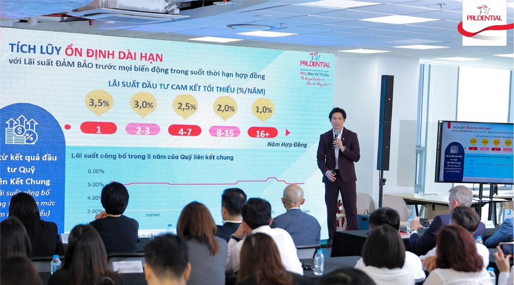 Prudential ra mắt sản phẩm bảo hiểm liên kết chung mới