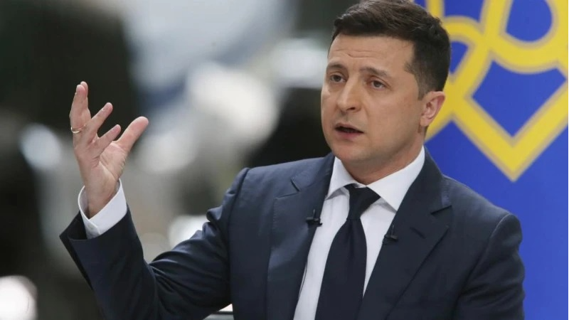 Tổng thống Ukraine Volodymyr Zelensky. (Ảnh: Tân Hoa xã).