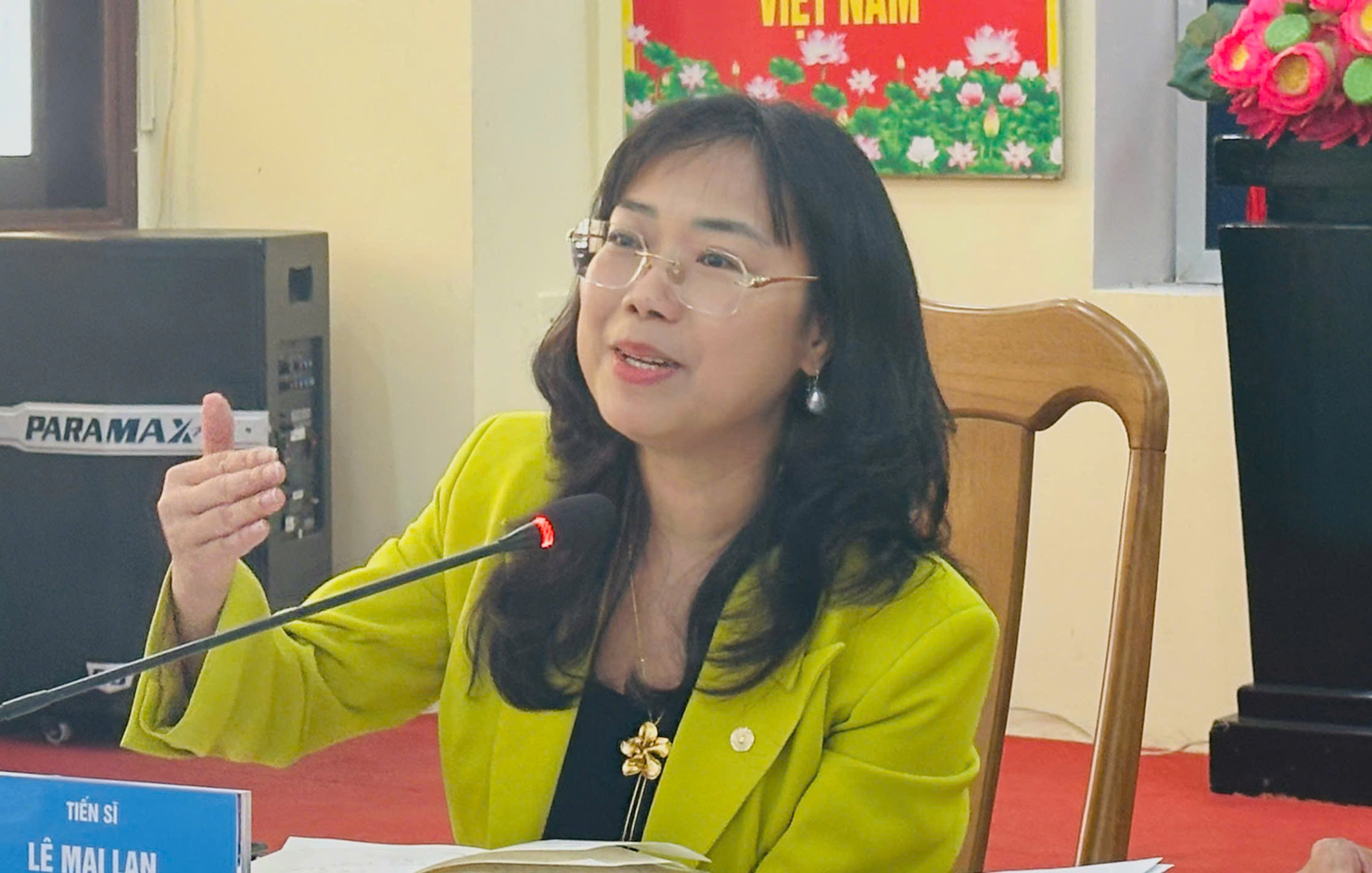 TS. Lê Mai Lan phát biểu